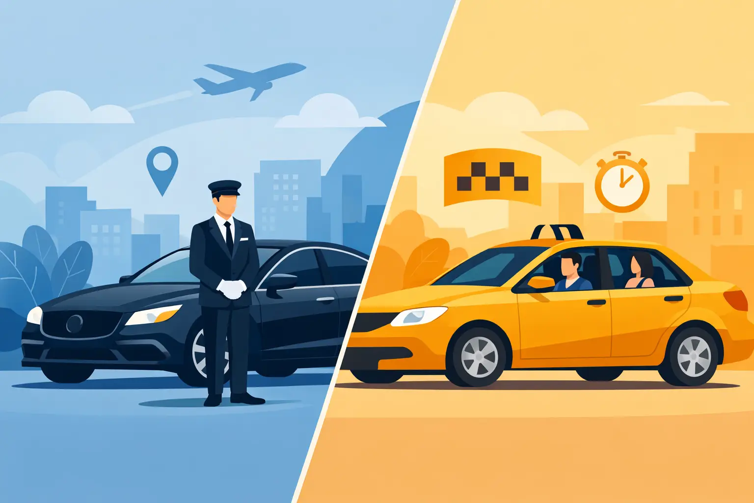 Chauffeur Service vs Taxi: What Changes?