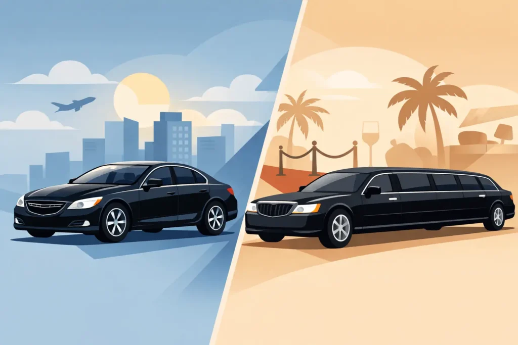 Black Car Versus Limousine: Which Fits Your Day?
