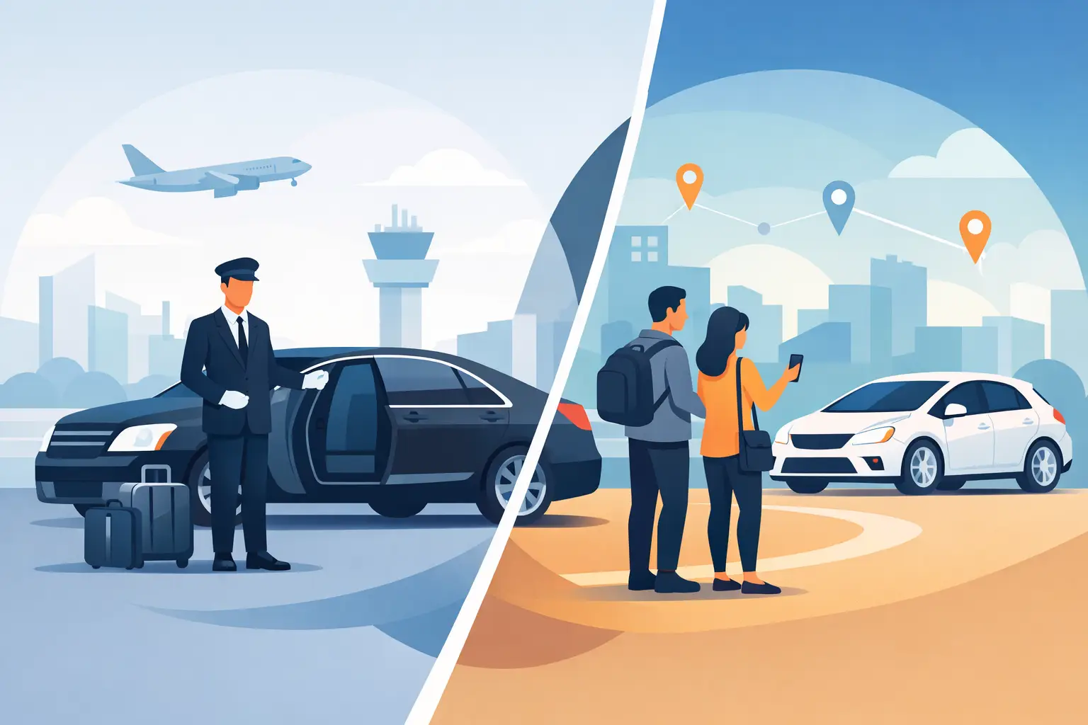 Chauffeur Service Versus Rideshare for Travel